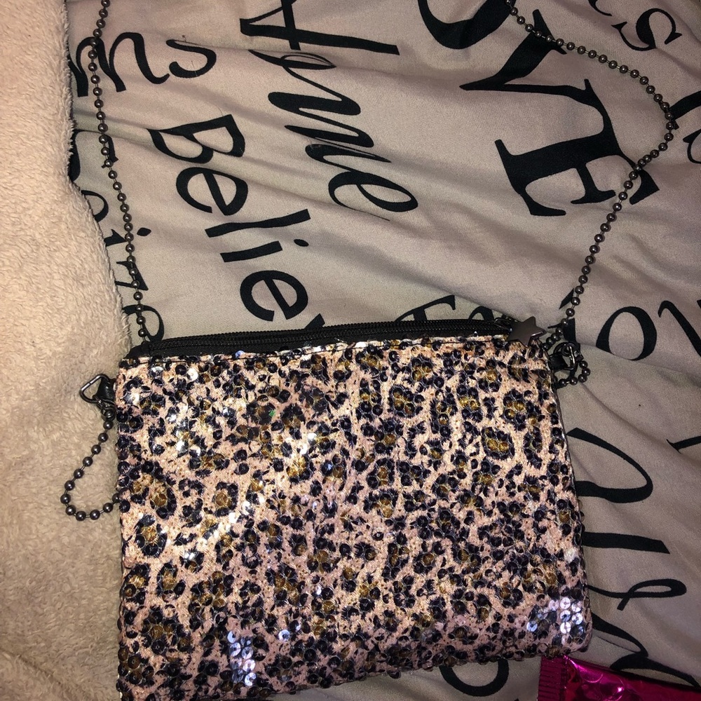 leopard cross bag